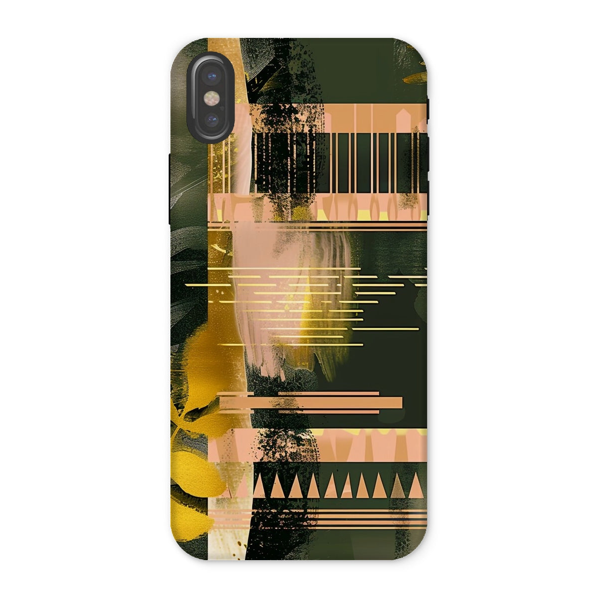 Echoes of Life Eclectic Abstract Art Tough Phone Case