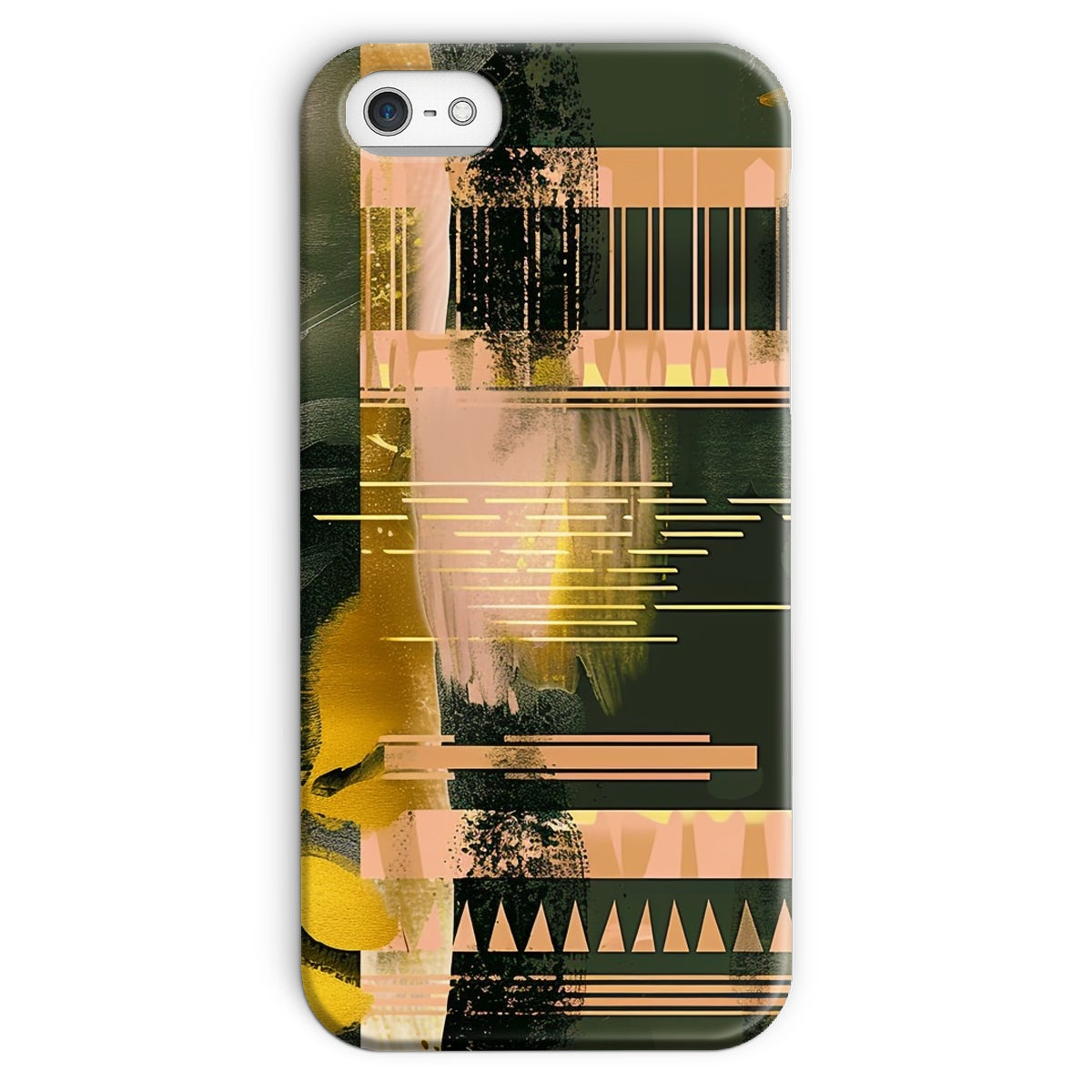 Echoes of Life Eclectic Abstract Art Snap Phone Case