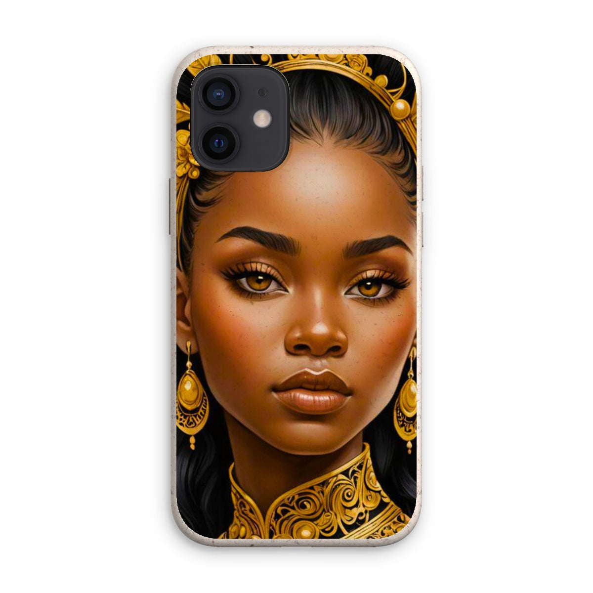 Golden Empress Glow Goddess Eco Phone Case