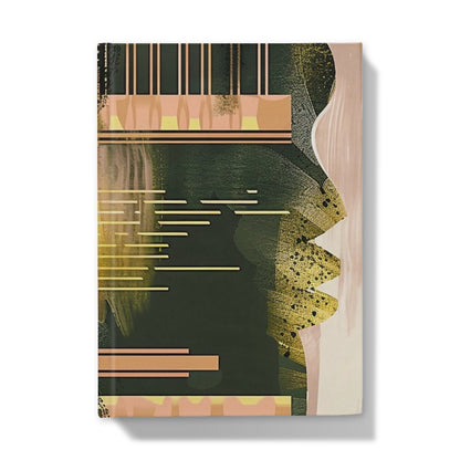 Echoes of Life Eclectic Abstract Art Hardback Journal