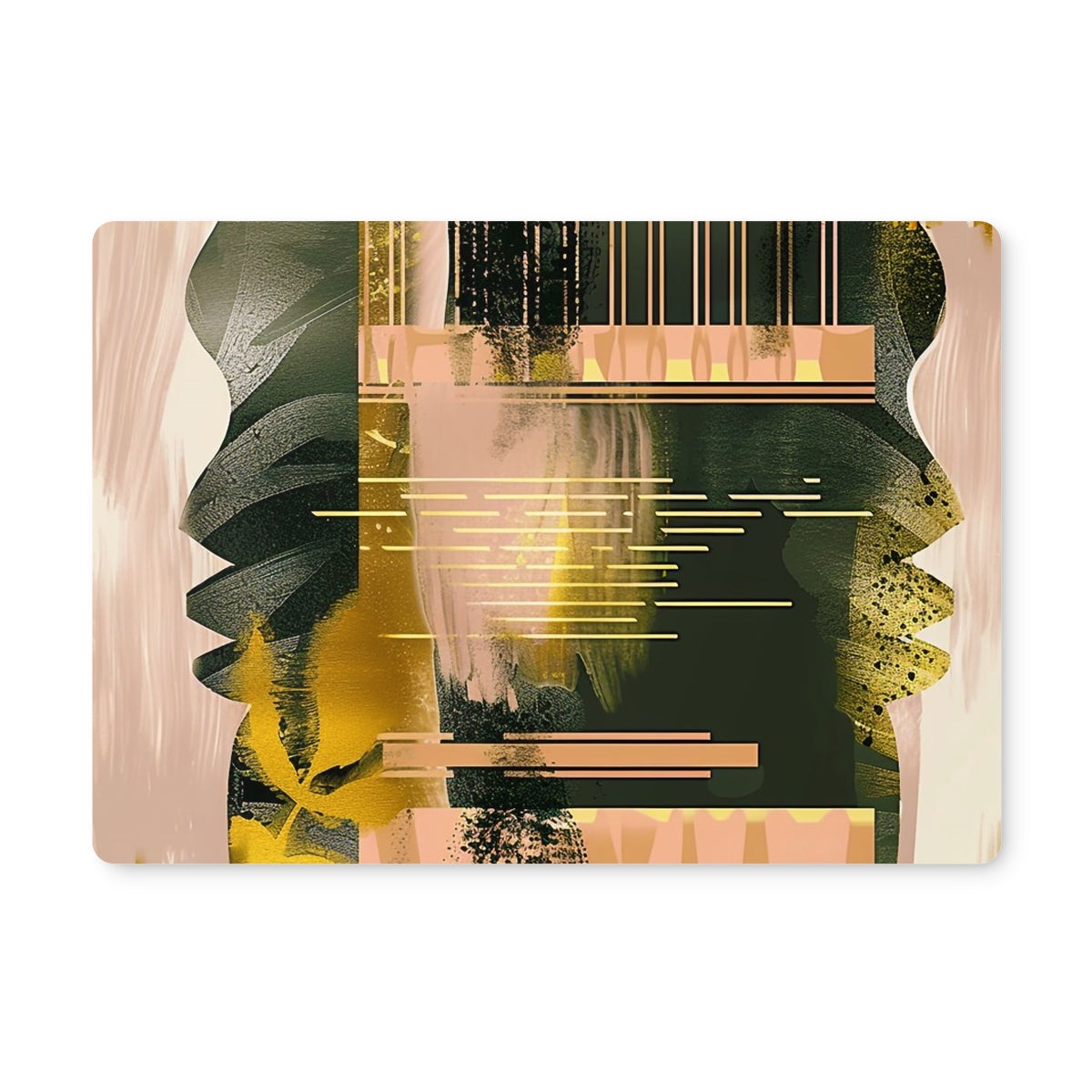 Echoes of Life Eclectic Abstract Art Placemat