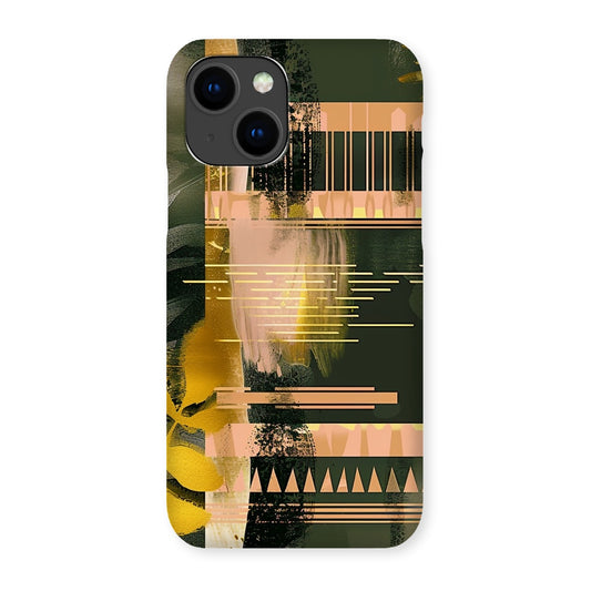 Echoes of Life Eclectic Abstract Art Snap Phone Case