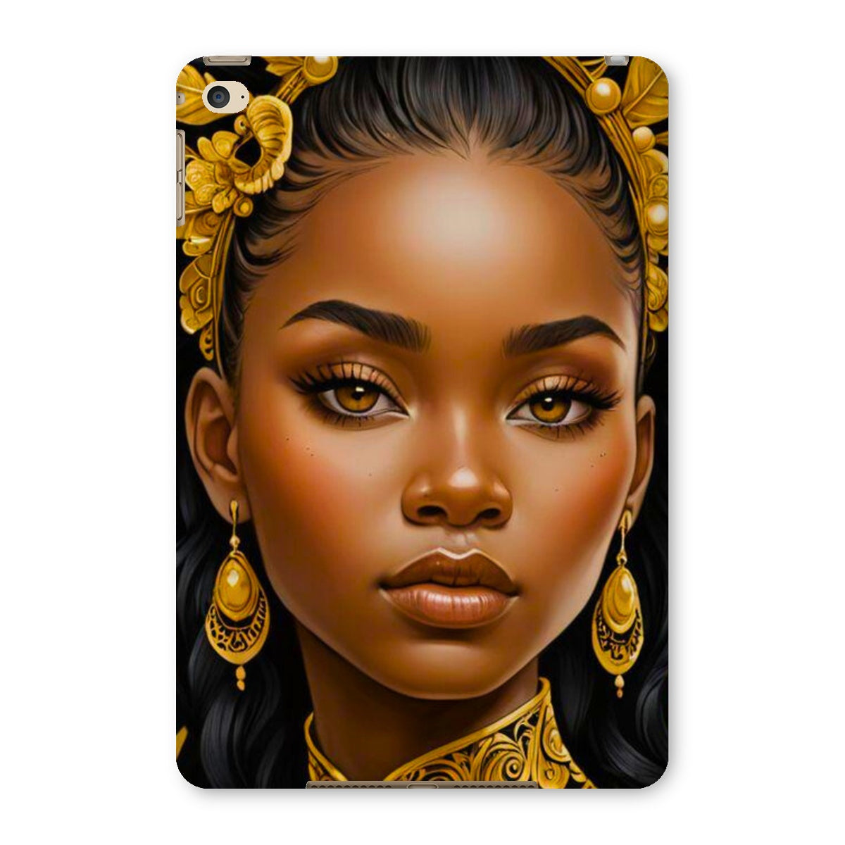 Golden Empress Glow Goddess Tablet Cases