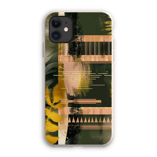 Echoes of Life Eclectic Abstract Art Eco Phone Case