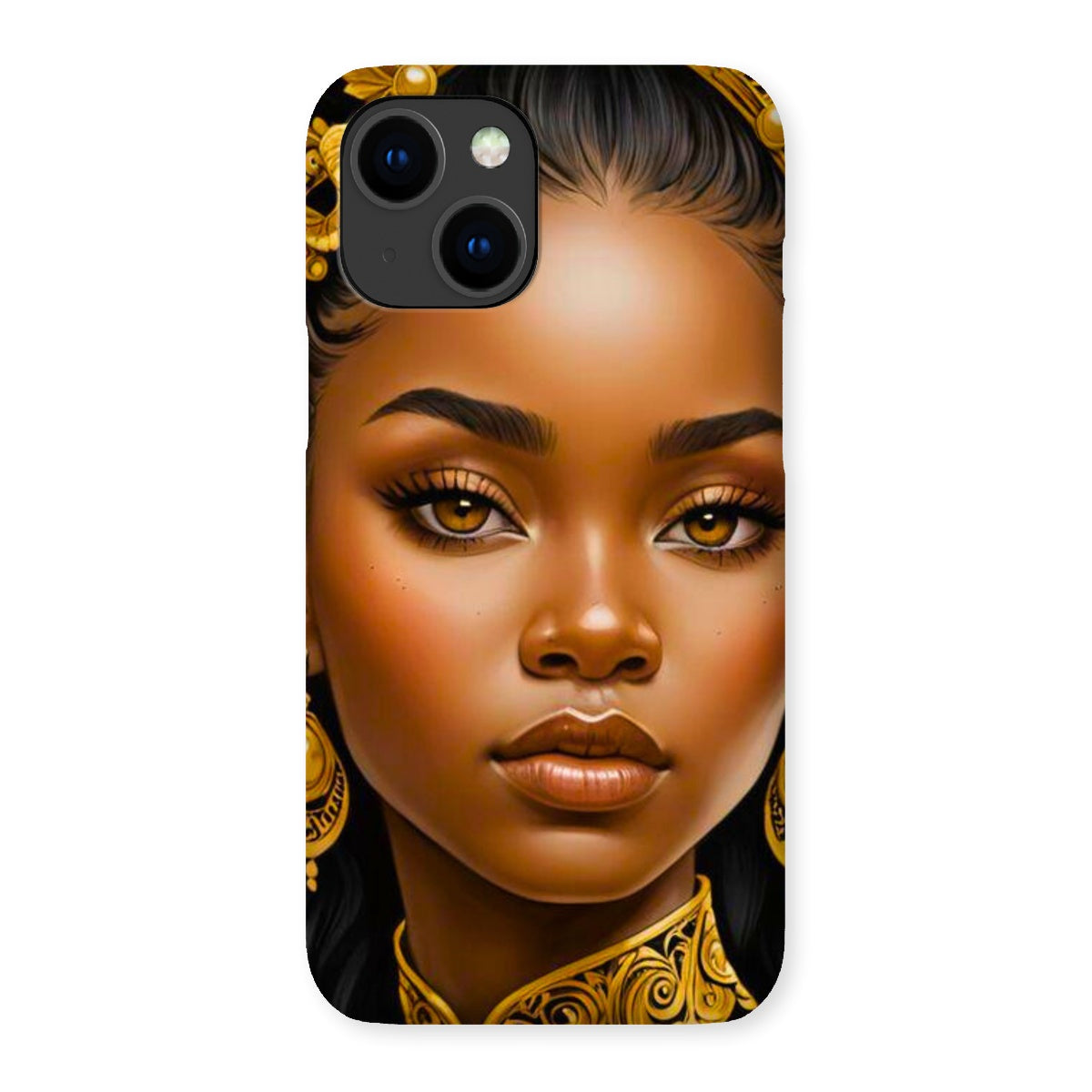 Golden Empress Glow Goddess Snap Phone Case