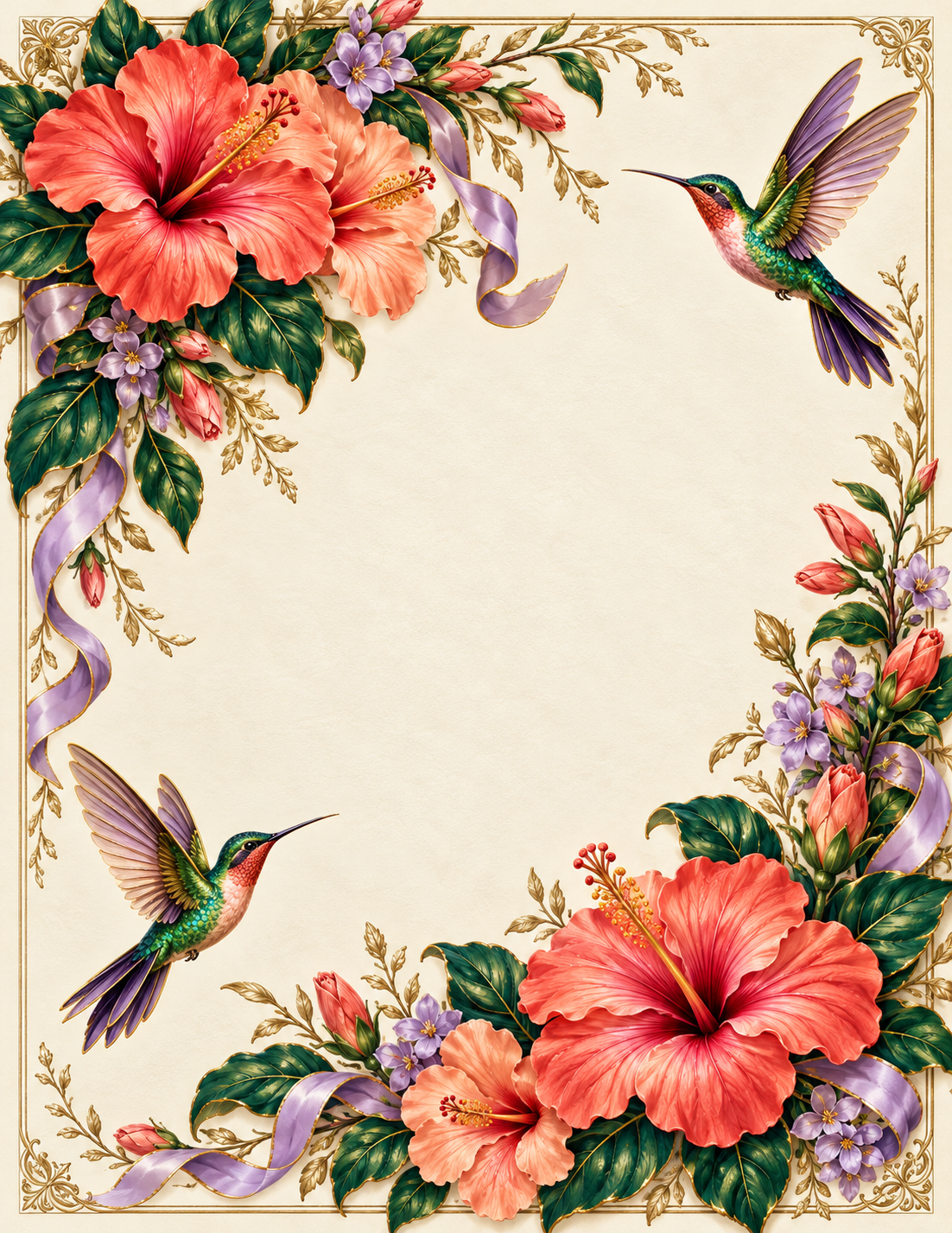 Hummingbird Royale — Journal back cover