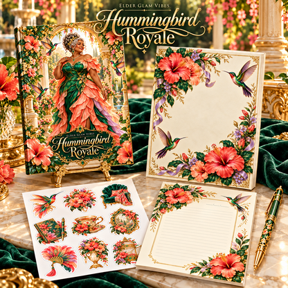 Collection styling preview showing cover artwork with other Hummingbird Royale products sold separately