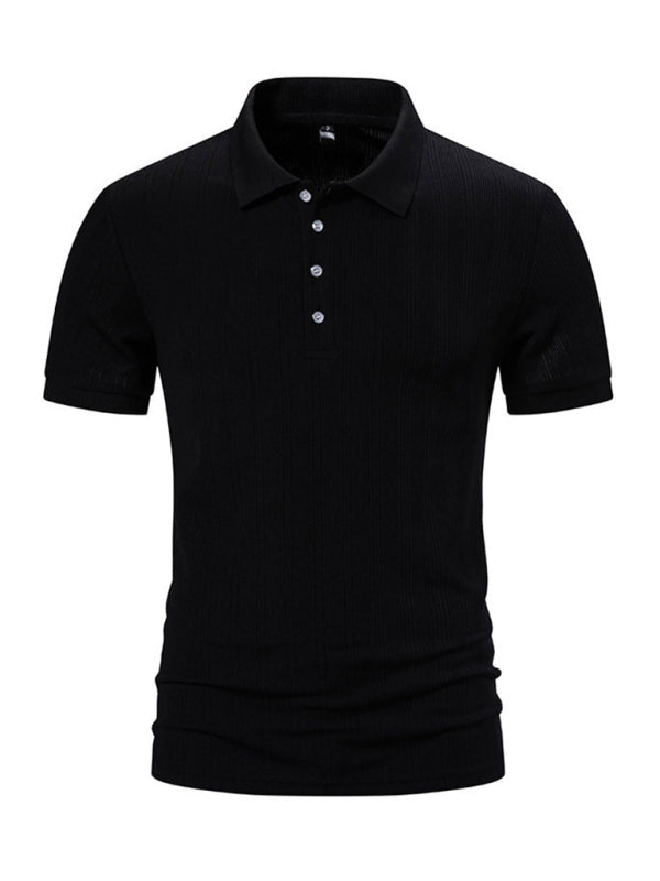 Men's New Casual Pit Lapel POLO Shirt