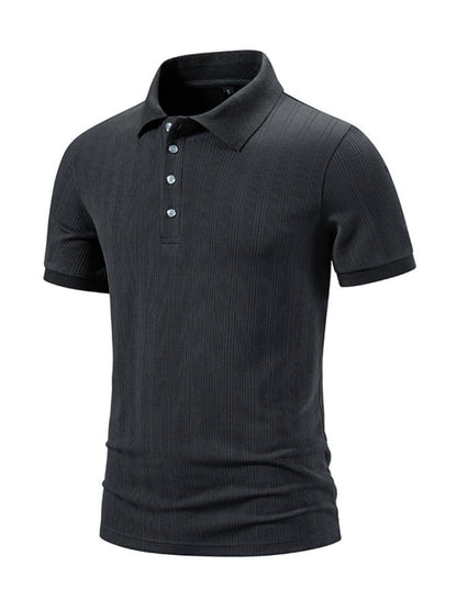 Men's New Casual Pit Lapel POLO Shirt