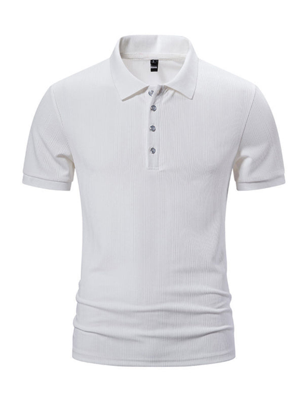 Men's New Casual Pit Lapel POLO Shirt