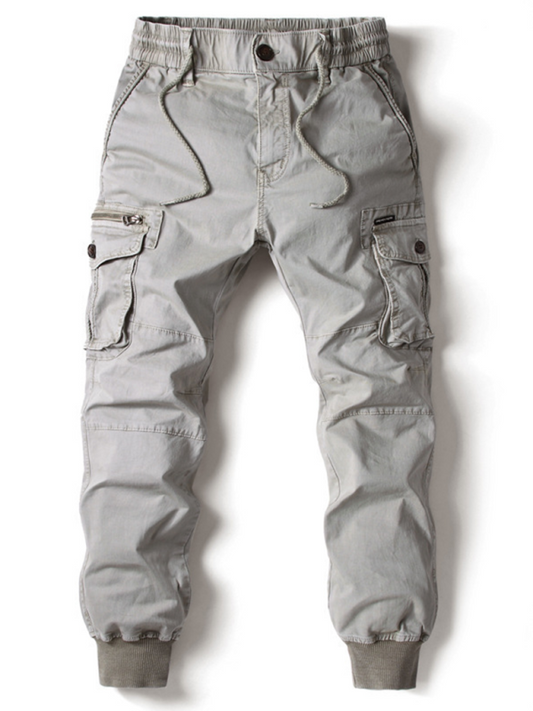 Men's Casual Solid Cargo Pants