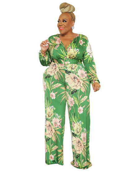 "Sweet Harmony Belted Jumpsuit"