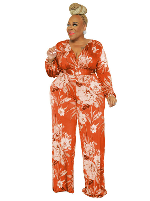 "Sweet Harmony Belted Jumpsuit"